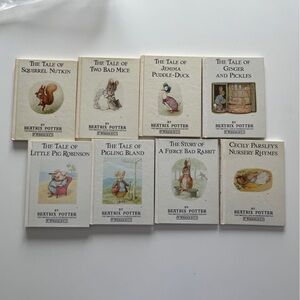 Vintage 1980s THE ORIGINAL PETER RABBIT BOOKS BY BEATRIX POTTER set of 8